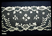 Cravat, Needle lace, point d’Alençon, point d'Argentan, French