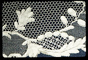 Cravat, Needle lace, point d’Alençon, point d'Argentan, French
