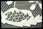 Cravat, Needle lace, point d’Alençon, point d'Argentan, French