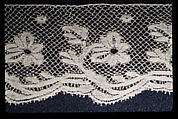 Pieces (2), Bobbin lace, French