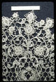 Lappet (one of a pair), Needle lace, Italian, Venice