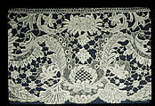 Fragment, Needle lace, Italian, possibly Venice