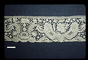 Fragment, Needle lace, Italian, possibly Venice