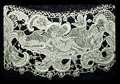 Collar, Needle lace, punto di Ragusa, Italian