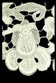 Fragment, Needle lace, gros point lace, Italian