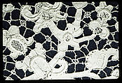 Border, Needle lace, Italian, Venice