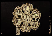 Rosace (one of five), Needle lace, Italian