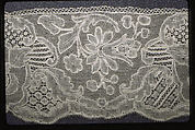 Fragment, Bobbin lace, Flemish, Mechlin