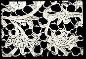 Border, Needle lace, mezzo punto, Italian