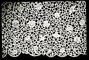 Flounce, Bobbin lace, Italian, Veniec