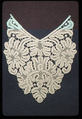 Ornament (one of a pair), Bobbin lace, possibly Spanish