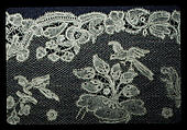 Strip, Bobbin lace, point d'Angleterre, Flemish, Brussels