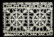 Insertion, Bobbin lace, Italian, Genoa