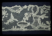 Strip, Bobbin lace, point d'Angleterre, Flemish, Brussels