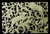 Flounce, Needle lace, Italian, Venice