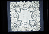 Handkerchief, Needle lace, Brussels needle lace, linen, French