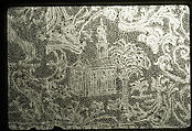 Border, Bobbin lace, Italian, Milan