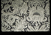 Fragment, Bobbin lace, British, Devonshire
