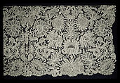 Fragment, Bobbin lace, British, Devonshire