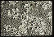 Edging, Needle lace, point d’Alençon, linen, French or Italian, Venice (Burano)