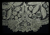 Fichu, Bobbin lace, British, Honiton