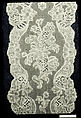 Pair of lappets, Bobbin lace, Flemish