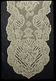 Pair of lappets, Bobbin lace, Flemish