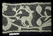 Border, Bobbin lace, Italian, Genoa