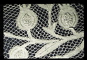 Border, Bobbin lace, Italian, Genoa