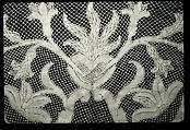 Border, Bobbin lace, Milanese lace, Italian, Milan