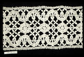 Insertion, Bobbin lace, Italian, Genoa