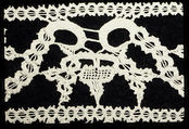 Border, Bobbin lace, Italian, Genoa