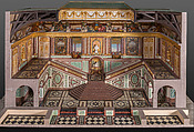 Model of the Ambassadors’ Staircase, Maquette by Charles Arquinet (French), Wood, cardboard, plaster, plastic