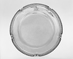 Plate from a table service owned by Chancellor Robert R. Livingston of New York, Jacques-Nicolas Roettiers (1736–1788, master 1765, retired 1777), Silver, French, Paris