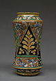 Albarello, Maiolica (tin-glazed earthenware), Italian, Castel Durante or Sicily