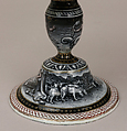 Scenes from the Life of Joseph, Pierre Reymond (born 1513, working 1537, died after 1584), Painted enamel on copper, partly gilt; gilded metal finial of later date, French, Limoges