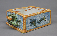 Writing case, Maiolica (tin-glazed earthenware), Italian, Urbino