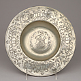 Plate, Pewter, possibly Swiss