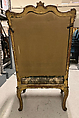 Armchair (fauteuil), Carved and gilded beechwood, wool Aubusson tapestry covers, French