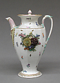 Coffeepot, Hard-paste porcelain, German
