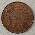 Complimentary Medal of Victor Emanuel, King of Italy, on the Completion of the Suez Canal, 1869, Medalist: E. Trotin, Bronze, French