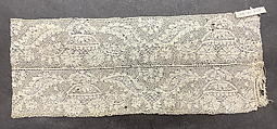 Piece, Bobbin lace, German, Nuremberg