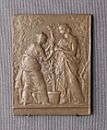 Horticulture, Medalist: Daniel Jean-Baptiste Dupuis (French, 1849–1899), Bronze, struck, rectangle, French