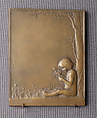 Horticulture, Medalist: Daniel Jean-Baptiste Dupuis (French, 1849–1899), Bronze, struck, rectangle, French