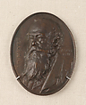 Portrait of Adolf Meyer-Gedanensis, Numismatist, in his 63rd Year, Medalist: Anton Scharff (Austrian, Vienna 1845–1903 Brunn am Gebirge), Bronze, Austrian