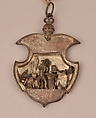 Badge, Silver on base metal, British, after Hungarian original