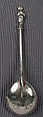 Apostle spoon, Probably by Johannes I Weber (master 1642, died 1680), Silver, Swiss, Zurich