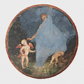 Venus and Cupid, Pinturicchio (Italian, Perugia 1454–1513 Siena), Fresco, transferred to canvas and attached to wood panels, Italian, Umbria