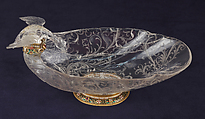 Cup, Mounts after a design by Reinhold Vasters (German, Erkelenz 1827–1909 Aachen), Rock crystal, gold, enamel, jewels, Italian, Milan