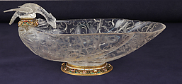 Cup, Mounts after a design by Reinhold Vasters (German, Erkelenz 1827–1909 Aachen), Rock crystal, gold, enamel, jewels, Italian, Milan